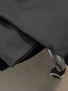 青少年男孩标语和赛车图案印花休闲圆领短袖T恤 - 深灰色 - 查看 3