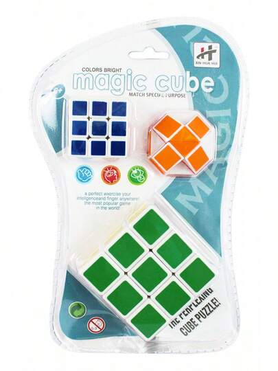 TendenciaSet Cubo Magic Destreza 3x3 Profesional Speed Cube VelocidadCalidad premium