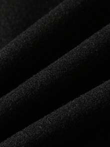 Abrigo casual de lana de unicolor de manga larga para hombre, para el otoño