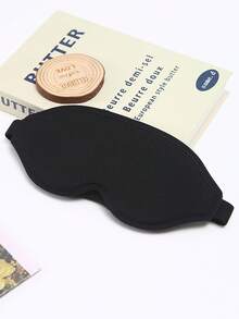 3D Contoured Sleep Mask With Adjustable Strap, Lightweight & Breathable, Unisex, Zero Eye Pressure, Molded Cup Design For Deep Eye Contour Fit, Ideal For Sleeping, Yoga, Airplane Napping, Travel, Home Use