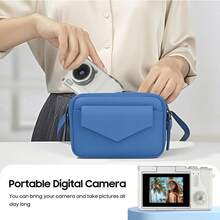 Auto Focus 48MP 4K Face Detection 2.4-Inch Flip Over Display Screen, Button Control, Equipped With 32GB Memory Card, Suitable For Teenagers And Beginners - 白色 - 查看 8