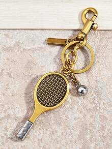 1 móc khóa vợt tennis bằng kim loại, phụ kiện trang trí túi xách, nhỏ gọn và tinh tế, móc khóa dành cho cả nam và nữ, món quà hoàn hảo cho những chuyến đi chơi hàng ngày, tụ họp, cắm trại ngoài trời, lễ hội và sinh nhật dành cho gia đình, bạn bè và người thân yêu, quà tặng ngày Valentine, phụ kiện trang trí túi xách, móc khóa chìa khóa xe hơi, quà tặng lễ Phục sinh. - A - Xem 6