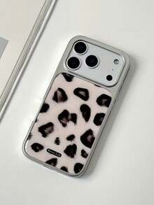 1pc Leopard Print Textured Phone Case, Vintage & Elegant, Compatible With IPhone 17 16 15 14 13 12 11 Plus/Pro/Max, Ideal Gift For Valentine's Day, Back To School, Birthday For Girlfriend, Boyfriend, Friends, Or Personal Use - Multicolor - View 4