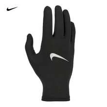 Nike Pacer Therma-FIT 黑色训练手套，适合寒冷天气，可用于骑行、徒步、户外跑步，兼容触屏设备，男女通用 HM6830-082 - 黑色 - 查看 4