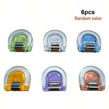 6 Pcs  Anti-Drag Clips For Trouser Legs, No Sewing Required, Adjustable Button Fastening, And Invisible Clips To Shorten Trouser Legs. - 6 chiếc màu ngẫu nhiên - Xem 11