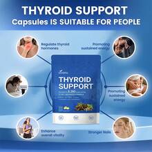 VivoNu Thyroid Support Supplement With Iodine, B12,Folate, Zinc, Selenium, Ashwagandha, Non-GMO, Vegetarian, 100 Day Supply - 1 túi - Xem 4