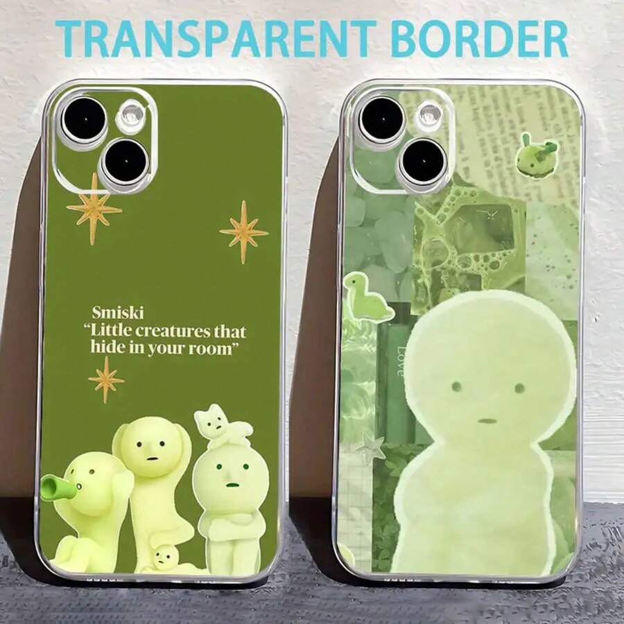 Gre S-Smiski Figures Phone Case For  16,15,14,13,12,11 Pro,Max,Plus,X,XS,XR,SE,Mini Transpart Silicone Soft.Christmas Accessories. Limited-Time Discount. Fashion Phone Cases. 17 Case. 17 Pro Case. Novelty Cases. 17 Pro Max Case. - Z1 - 查看 1