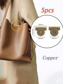 1对金属无缝磁扣，适用于包袋 - DIY磁扣，手提包磁扣 - 彩色 - 查看 18