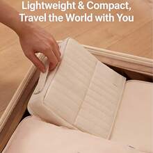 大容量化妆包，如云般柔软，带隔层，可独立放置，适合收纳化妆品和洗漱用品。化妆包、洗漱包、化妆盒，大容量，可独立放置，如云般柔软，旅行必备收纳包，带隔层，方便日常使用和旅行收纳。 - 彩色 - 查看 5