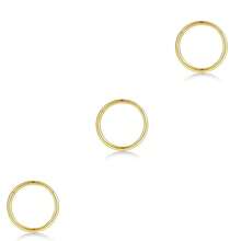 3件套316L医用级不锈钢鼻环，男女通用铰链式鼻中隔环，也适用于唇部、耳骨、肚脐、乳头穿孔，用途广泛，适合日常、派对、音乐节、送礼、海滩度假、节日（春节、情人节、复活节、圣诞节）等场合，尺寸：6毫米/8毫米/10毫米