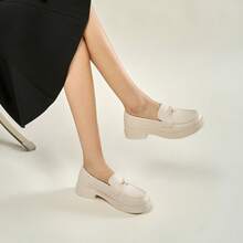 Giày lười nữ đa năng, phù hợp đi làm và sinh hoạt hàng ngày. - trắng - Xem 4