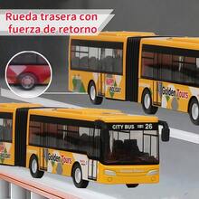 TendenciaAutobús De Aleación De Simulación, Coche De Juguete ParaCalidad premium - Amarillo - Ver 4