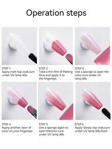 AiFer 9 Colors Glitter Slap-On Gel Nail Polish, High Saturation, Semi-Solid Gel Nail Lacquer, Suitable For Nail Salons - 彩色 - 查看 6