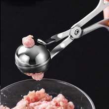 Stainless Steel Meatball Maker, Rice Ball Mold, Kitchen Utensils, Home Fried Meatball Tools, Meatball Clip - Multicolor - View 6
