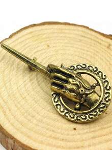 King's Hand Inspired Lapel Pin, Authentic Movie Prop Jewelry - Multicolor - View 6