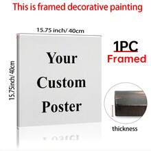 1 Tranh Canvas Không Khung Tùy Chỉnh, Tranh Canvas Ảnh Cá Nhân Hóa, Chia sẻ những kỷ niệm đẹp nhất và những khoảnh khắc quý giá nhất, Món quà hoàn hảo cho gia đình và bạn bè, Tranh treo tường, Trang trí nhà cửa, Phong cách hiện đại tinh tế, Tùy chỉnh tối giản, Cá nhân hóa, Độc đáo, Món quà lý tưởng, Phù hợp cho nam/nữ, Kỷ niệm, Cho gia đình, Quà tặng Ngày của Mẹ - Không có khung - Xem 21