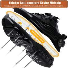 Multi Functional Steel Toe Work Shoes - Black New Rotating Button Safety Shoes,Comfortable Breathable Steel Toe Safety Shoes,Black New Safety Boots For Men Women,Fashi Grey Sneakers Anti-Smash Construction Working Boots ,Outdoor Hiking Safety Air Cushion Work Shoes,Safety Industrial Puncture-Proof Anti-Smash Lightweight WorkSneakers,Indestructible Construction Working Boots ,Anti-Puncture Black Steel Toe Safety Shoes ,Men's Steel Toe Safety Shoes Work Shoes For Men - Breathable, Non-Slip, Puncture-Resistant Work Shoes Steel Toe Shoes Are Important Personal Protective Equipment For Many Industries,For All Seasons, Fashionable Safety Shoes Suitable For Construction Sites Under Harsh Working Conditions, Carpenters , Work, Hiking Suitable, Warehouses, Factories, Work And Outdoor Exploration Car Repairs And Outdoor Workers And Trainers  For Many Industries. - 黑色 - 查看 3