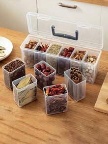 2 Stücke/1 Stück transparente mehrstöckige Werkzeugbox, große Kapazität tragbare transparente Werkzeugbox - ideal für Elektriker und Heimwerker, Schreibtisch- und Schubladenorganizer, Haushaltsgrundbedarf - Verschiedenfarbig - Übersicht 3