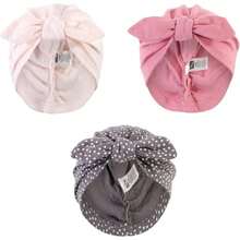 Turbante de algodón para la Cabeza Cinta del Pelo para bebés niñas,37426677 - Azul Marino - Ver 2