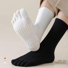 1 Đôi tất massage tách ngón chân - Tất không đường may, kháng khuẩn, khử mùi, dài đến giữa bắp chân, thích hợp mang hàng ngày. - Nhiều màu - Xem 2