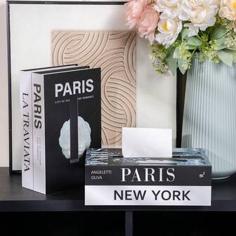 1 Stück rechteckige Taschentuchbox-Abdeckung, Taschentuchbox, Klapptop - funktional dekorativ, doppellagig, große Kapazität, moderne rechteckige Taschentuchbox-Abdeckung, Aufbewahrungsbox, geeignet für Wohnzimmer Tischablage, kann auch im Wohnzimmer, Schlafzimmer, Hotel, Büro, öffentlicher Toilette und anderen Anlässen verwendet werden.