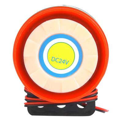 24V DC High Decibel Active Piezo Buzzer - Instant Audible Trigger, Powerful Continuous Tone For Truck Reversing Alert, Security System, Industrial Equipment And DIY Electronics