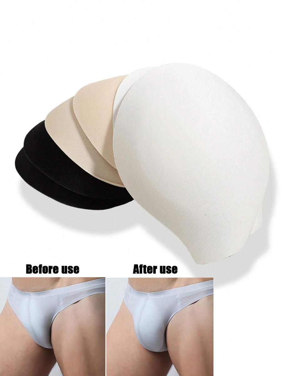1/2/3pcs Men's U-Shaped Padding, Enhancing Pad, Foam Protective Cup