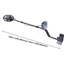 Detector de metales profesional para adultos, visualización LCD,  for Adults & Kids with LCD Display,Alta Precisión Ajustable Impermeable con Pantalla LCDdetector dorado, 5 modos y vástago ajustable - Neblina azul - Ver 10