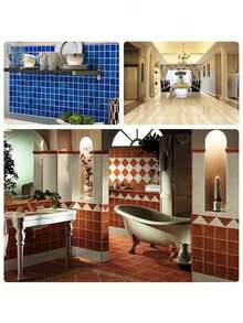 1/2 Tube Tile Grout Pen, Suitable For Coloring And Repairing Gaps In Kitchen/Bathroom Wall And Floor Tiles, Waterproof And Mildew Resistant An Essential Home Improvement Tool. - Multicolor - View 6