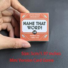 Jogo de Cartas de Alta Qualidade "Você Me Conhece Bem?", "Adivinhe a Música", "Adivinhe o Enigma", "Adivinhe a Palavra", "Qual Você Escolheria?", Jogos de Palavras e Rápida Percepção, Cartas de Jogos de Festa, Jogo de Tabuleiro Quadrado de Papelão, Cartões de Presente de Festa, Tamanho do Cartão 5cm/1,97 Polegadas