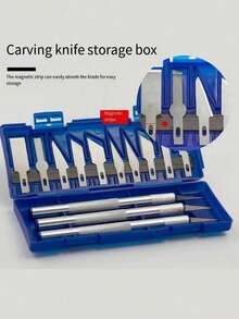 Juego de 13 cuchillos de precisión artesanales - Aleación de aluminio, ideal para cortar papel y proyectos DIY, herramientas de grabado manual - Para artesanos y entusiastas del DIY - Regalo perfecto para artistas y creadores - Multicolor - Ver 11