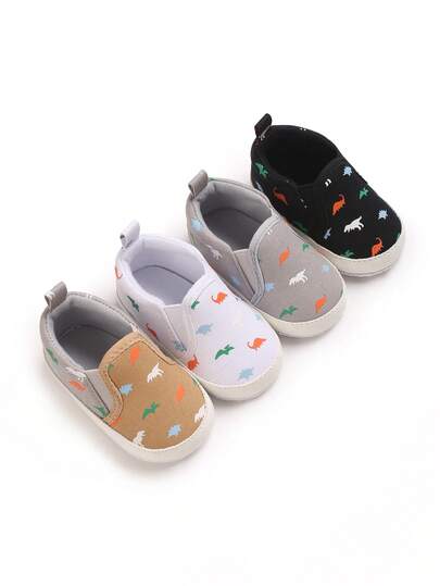 Infant Sneakers Slip-On Shoes, Non-Slip Comfortable Newborn Infant Slippers, 0-1 Years Old