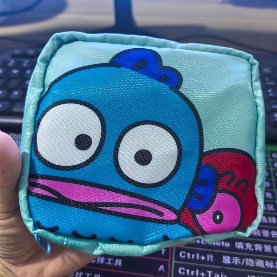SANRIO 1pc Cute Cartoon Sanitary Pad Storage Bag, Student Feminine Hygiene Pad Organizer Pouch For Menstrual Period - Multicolor - View 1