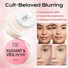 Polvo fijador mate de larga duración, crea un cutis perfecto y un brillo controlable, apto para todo tipo de pieles - Multicolor - Ver 7