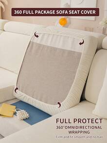 1 tấm bọc ghế sofa co giãn, chống trượt, phủ toàn bộ bề mặt, chất liệu vải chenille, phù hợp mọi mùa, dày dặn, có thể giặt máy, chống bụi, thân thiện với thú cưng, trang trí nhà cửa, có thể điều chỉnh kích thước cho ghế sofa góc, phòng ngủ, văn phòng, phòng khách, ghế sofa 1/2/3/4 chỗ ngồi. - trắng - Xem 8