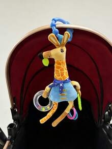1pc Soft Plush Animal Stroller Hanging Doll, Movable Portable Hanging Doll, Colorful Plush Doll For Newborn Baby, Suitable As Gift - Multicolor - View 8
