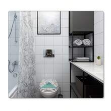 Tampa de assento sanitário espessa com fechamento suave, encaixe universal para vasos sanitários UVO de modelo antigo, acessórios para assento sanitário - Ouro - Ver 3