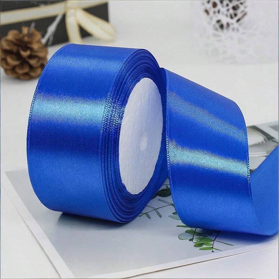 24 Yards Satin Ribbon, 4cm Wide, Woven Edge Ribbon, DIY Material For Wedding, Gift Box Packaging Decoration, Suitable For Various Party Decorations, Handmade Bow, Rose, Bridal Bouquet, Floral Arrangement, Clothing Sewing Accessory, Polyester Satin Ribbon