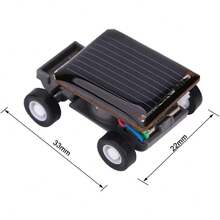 Coche Solar, Juguete Educativo para niños, Desarrollo del Cerebro, Miniatura con energía Solar, para niños Inteligentes y Educativo,37441194 - Tipo de Enchufe A Japonés (100V) - Ver 6