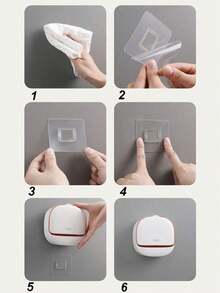 Plato de jabón con forma de ballena de lujo, soporte de jabón de drenaje grueso, material de plástico ovalado grande, sin perfume, adecuado para el hogar, el baño, la cocina, la decoración navideña - Multicolor - Ver 3