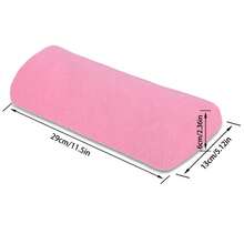 侧睡膝枕，记忆棉腿枕，抬高腿部，新月形抬腿枕，提供膝盖、腰部、脚踝支撑和足部舒适感 - 彩色 - 查看 5