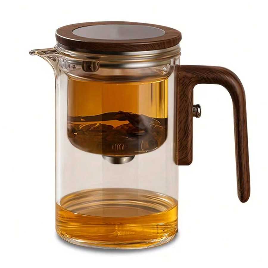 2025 Pressure Control Magic Glass Teapot With Filter, Suitable For Loose Leaf Tea And Herbal Tea