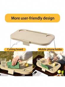 Foldable Picnic Basket With Handle, Foldable Picnic Basket With Table Cover, Foldable Gardening Basket, Foldable Harvest Basket, Suitable For Camping, Beach, Hiking And Outdoor Dining (Green)