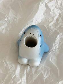 1个创意卡通动物牙刷架、笔筒、可爱收纳架，多种颜色可选，开学季必备