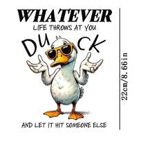 1片/2片/3片装耐用持久热转印贴纸，适用于DIY T恤、卫衣、牛仔裤、连帽衫、背包、夹克、手提包、枕头等。 - 彩色 - 查看 10