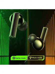 Lenovo Auriculares inalámbricos  LP6 TWS con Bluetooth V5.1, modo dual, para música, juegos, deportivos, con micrófono - Negro - Ver 2