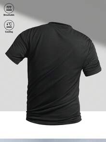 男士夏季撞色条纹速干凉凉T恤3件装 - 彩色 - 查看 5