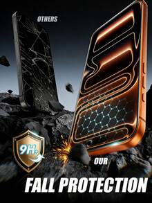 Bộ 6 miếng dán màn hình cường lực, độ cứng 9H, độ nhạy cao, bảo vệ riêng tư, chống trầy xước, chống nước, cạnh bo tròn, cảm ứng nhạy, tương thích với iPhone 11/12/13/14/15/16/17 Pro Max/17 Pro/17 Air/17 Series - màu đen - Xem 4