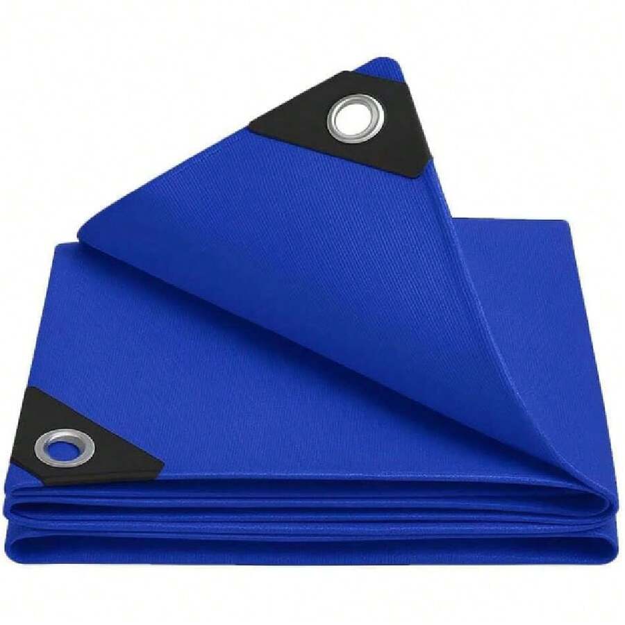 Lonas DE Puebla Lona Rafia Reforzada | Impermeable y Resistente | Polietileno Virgen con Protección UV | Esquinas Reforzadas y Ojillos de Aluminio | Azul, 10m x 10m,37265252 - Bronce - Ver 1