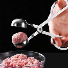 Stainless Steel Meatball Maker, Rice Ball Mold, Kitchen Utensils, Home Fried Meatball Tools, Meatball Clip - Multicolor - View 3